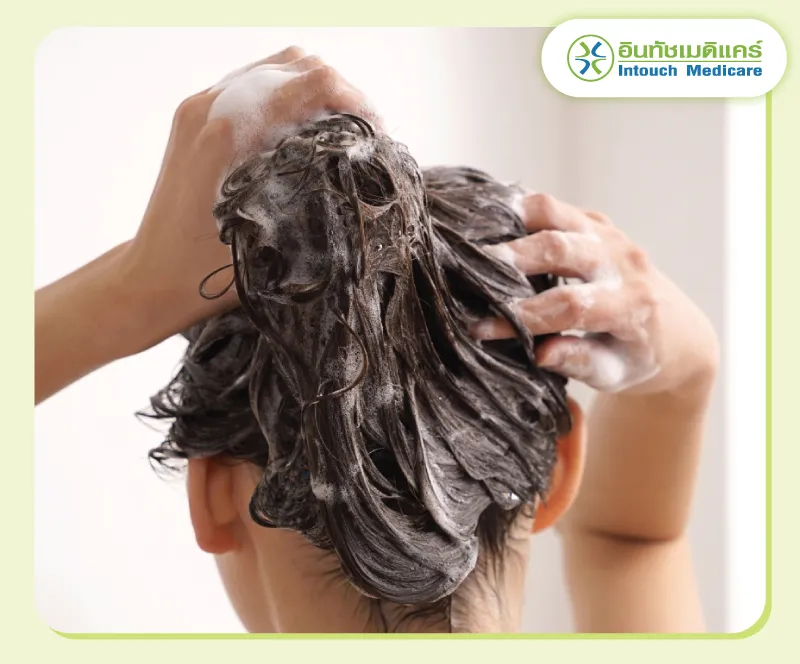 Use a dandruff or fungicidal shampoo. Use a dandruff or fungicidal shampoo.