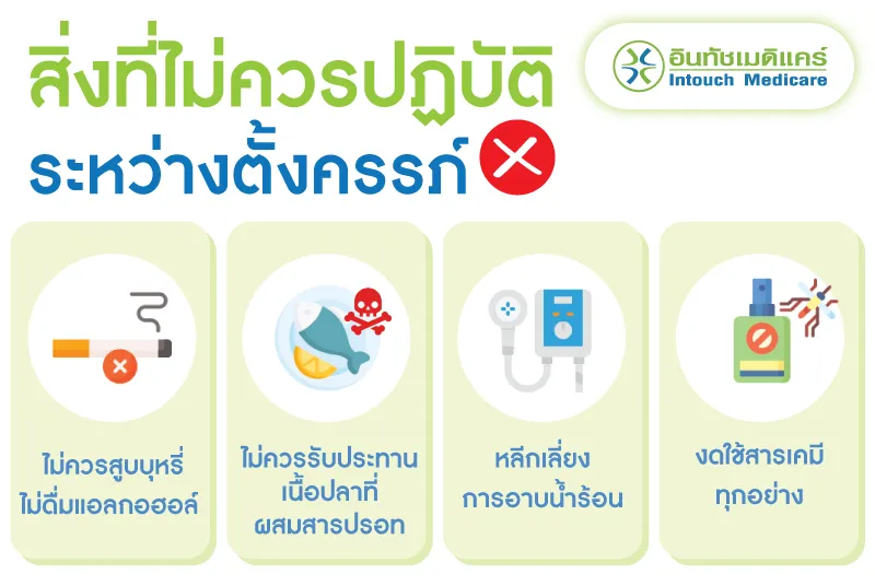 สิ่งที่ไม่ควรปฏิบัติระหว่างตั้งครรภ์ สิ่งที่ไม่ควรปฏิบัติระหว่างตั้งครรภ์