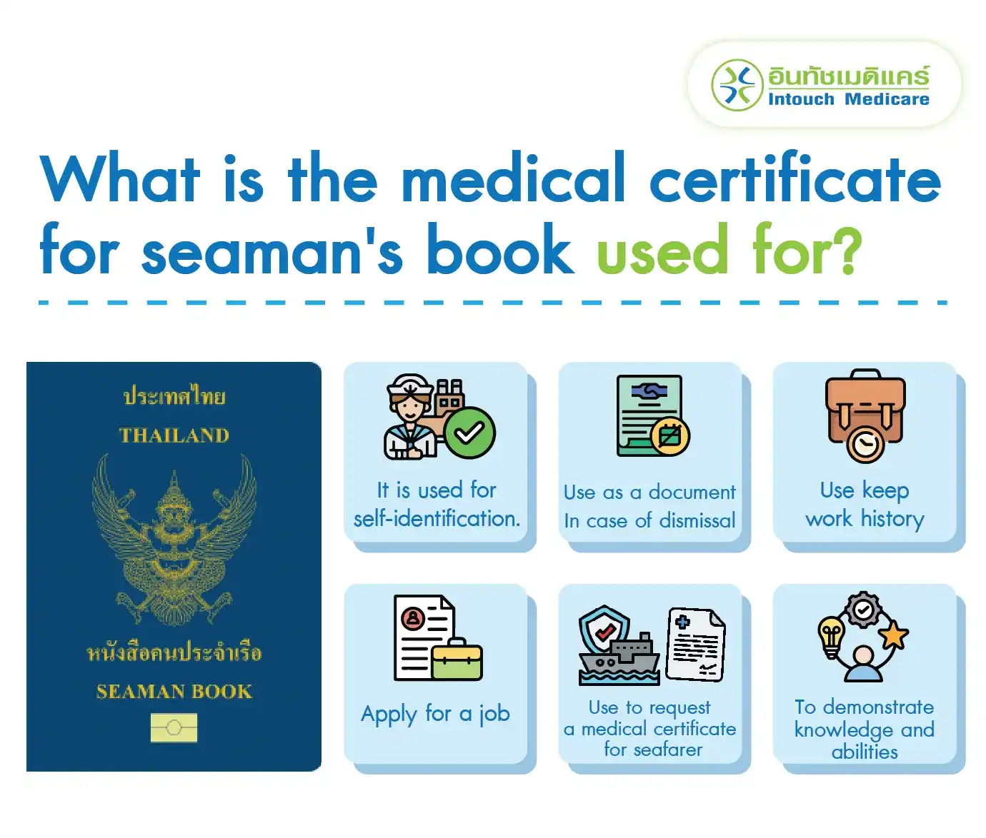Medical certificate for a seaman's book used to create a seafarer's book Medical certificate for a seaman's book used to create a seafarer's book