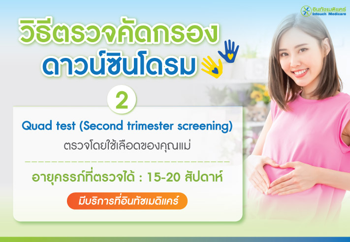 Quad test (Second trimester screening) Quad test (Second trimester screening)