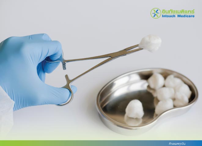 ล้างแผลหลังถอดเข้มยาคุมทุกวัน ล้างแผลหลังถอดเข้มยาคุมทุกวัน