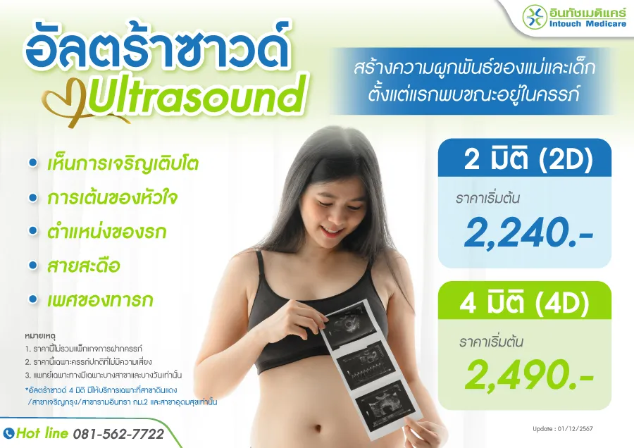 อัลตร้าซาวด์ 2 มิติ อัลตร้าซาวด์ 4 มิติ อัลตร้าซาวด์ 2 มิติ อัลตร้าซาวด์ 4 มิติ