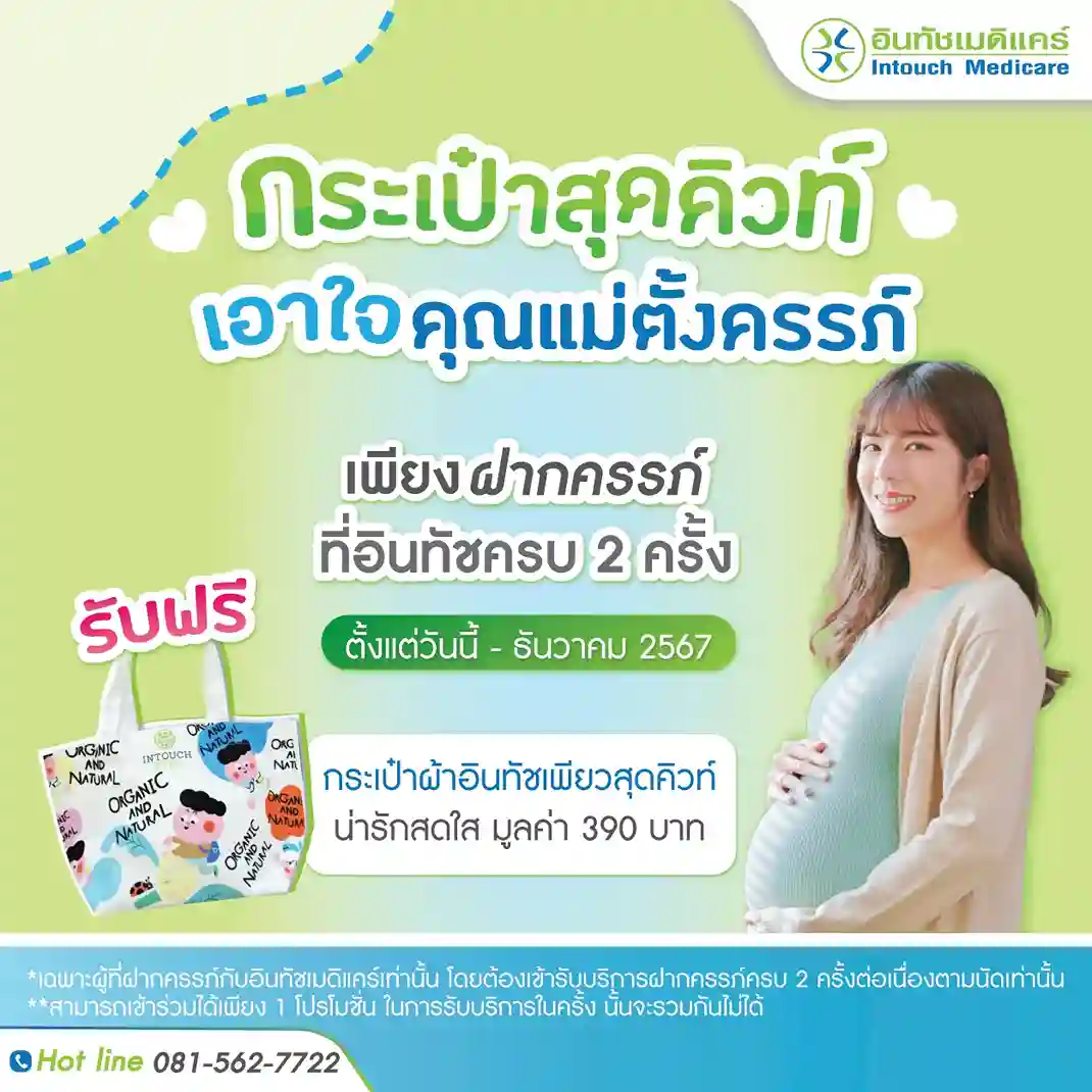 โปรโมชั่น กระเป๋าผ้าสุดคิวท์ เพื่อคุณแม่ตั้งครรภ์