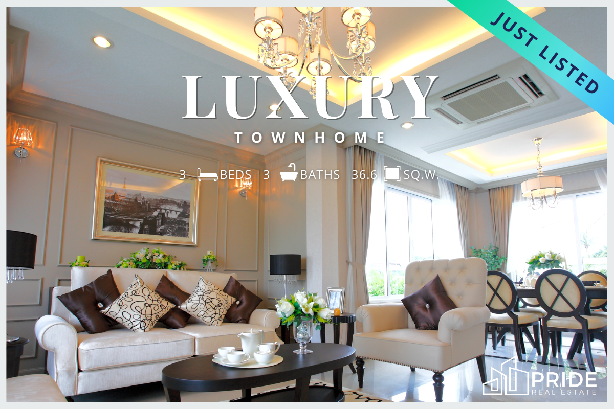 ขายทาวน์โฮมหรูพร้อมอยู่ – Luxury Townhome in Pattaya