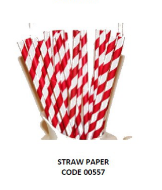 Straw paper หลอดดูดน้ำกระดาษรักษ์โลก