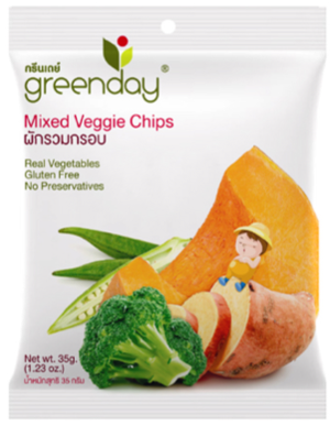 Mixed Veggie Chips 35 GR. ขนมผักรวม