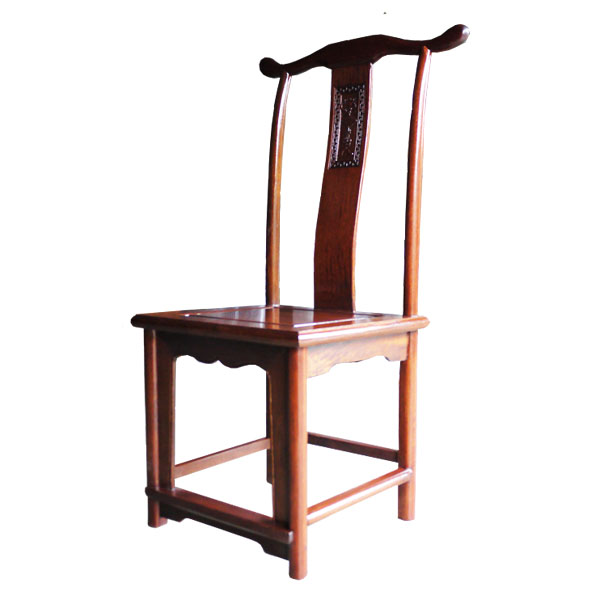 เก้าอี้ไม้พนักสูงสไตล์จีนโบราณคลาสสิค