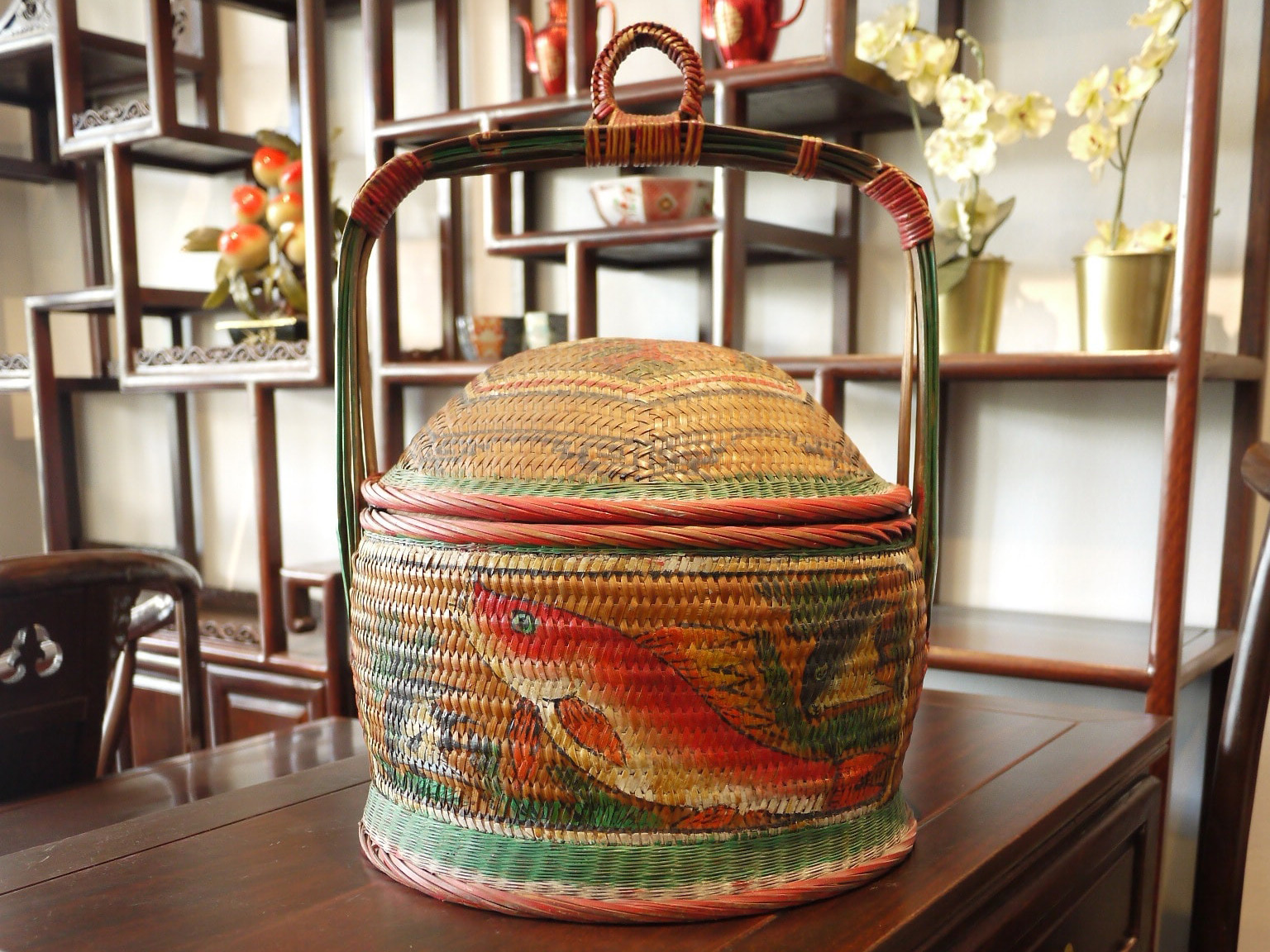ฮวยน้าตะกร้าจีน traditional chinese wedding basket ฮวยน้าตะกร้าจีน traditional chinese wedding basket