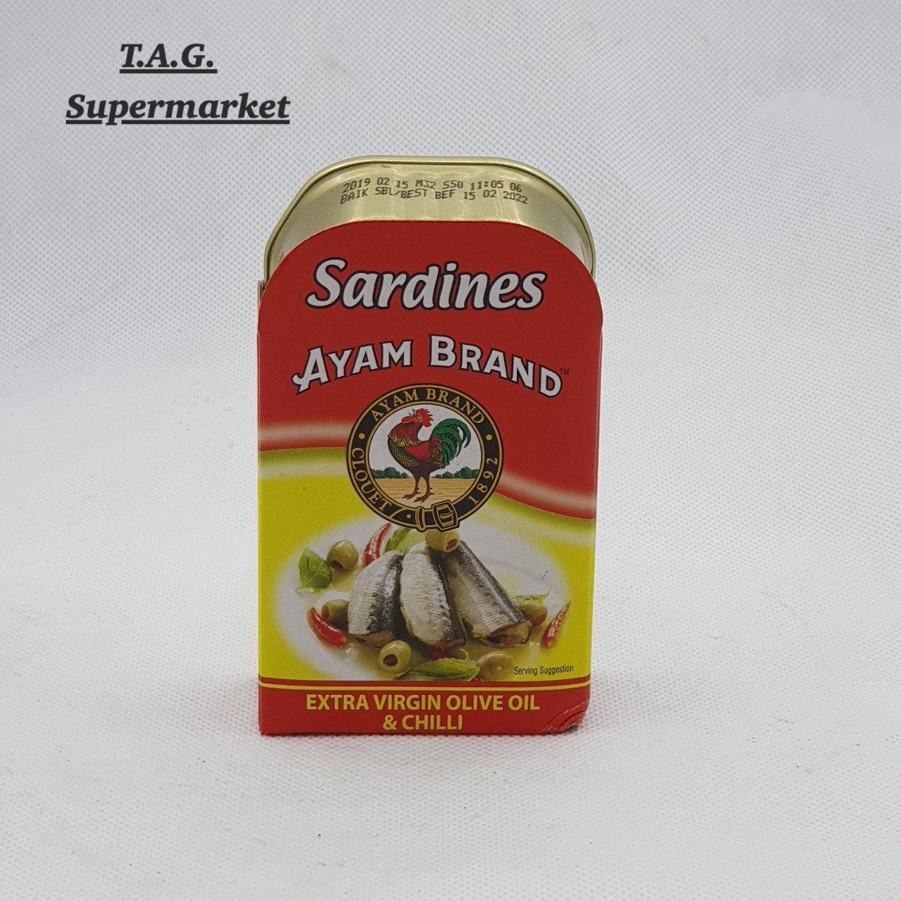 Ayam sardines in extra virgin olive oil&chilli
