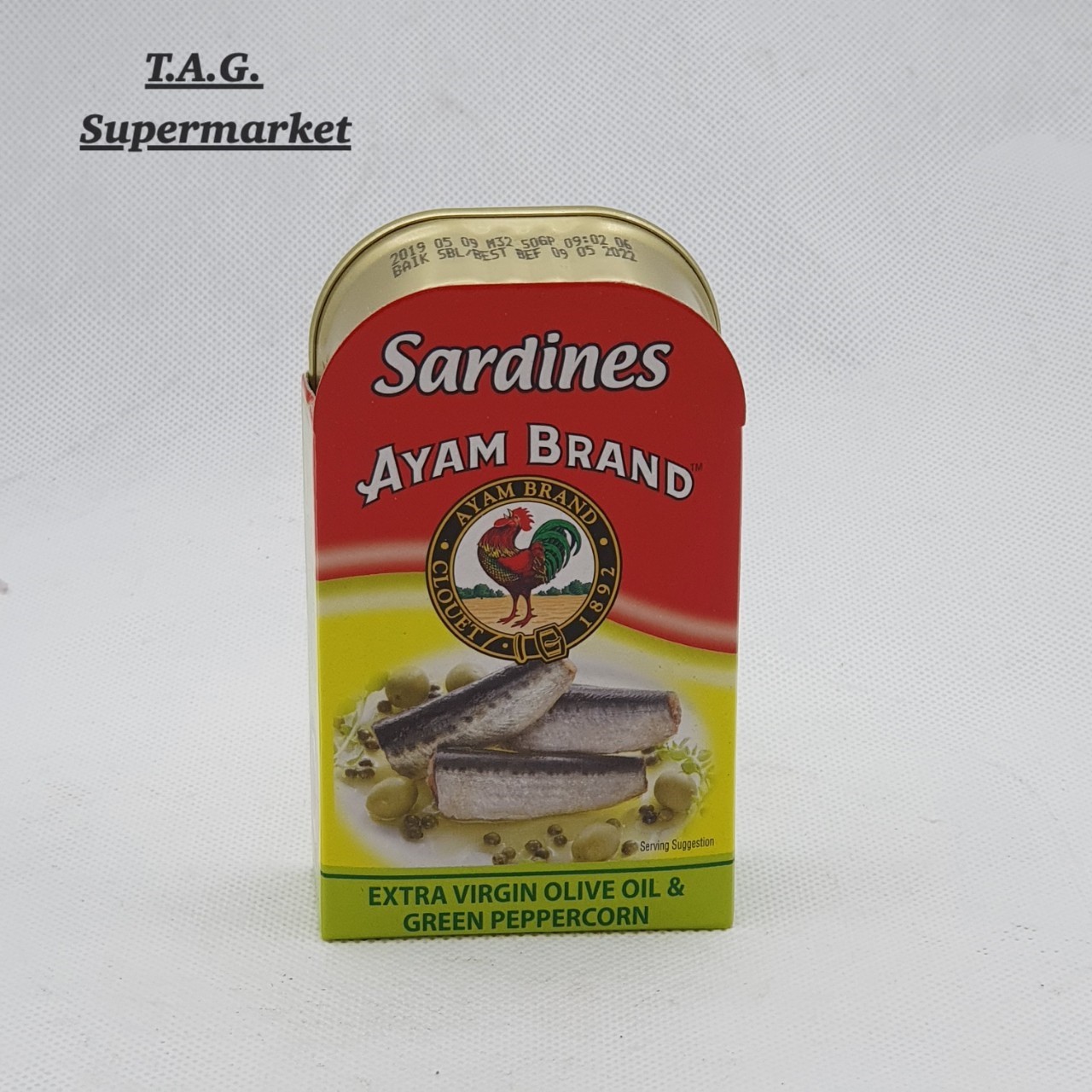 Ayam sardines in extra virgin olive oil&green peppercorn