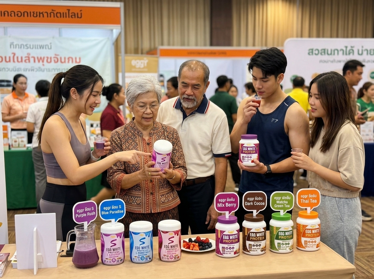 โปรตีนไข่ขาว eggy โปรตีนผู้สุงอายุ