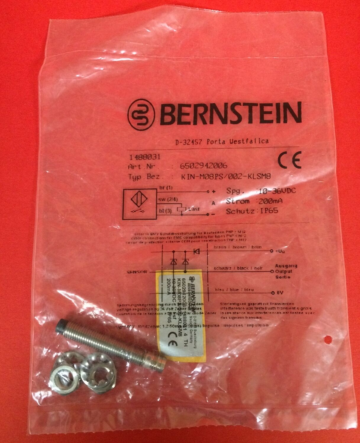 Bernstein Inductive Proximity Sensor