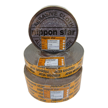 NIPPON STAR JJ-Weight Aluminum Oxide Cloth Rolls 2"