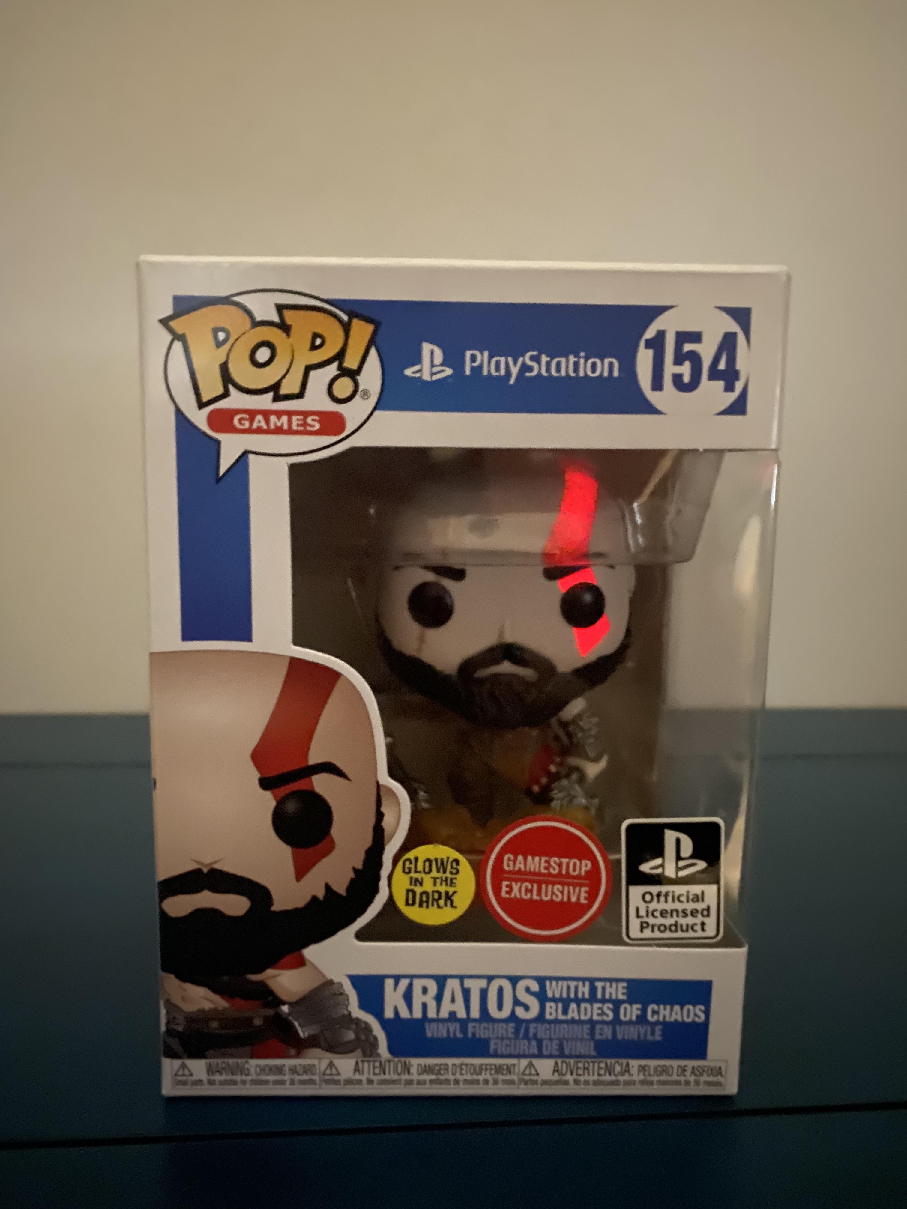 Funko Pop! Games God of War Kratos with Blades of Chaos Glow in the