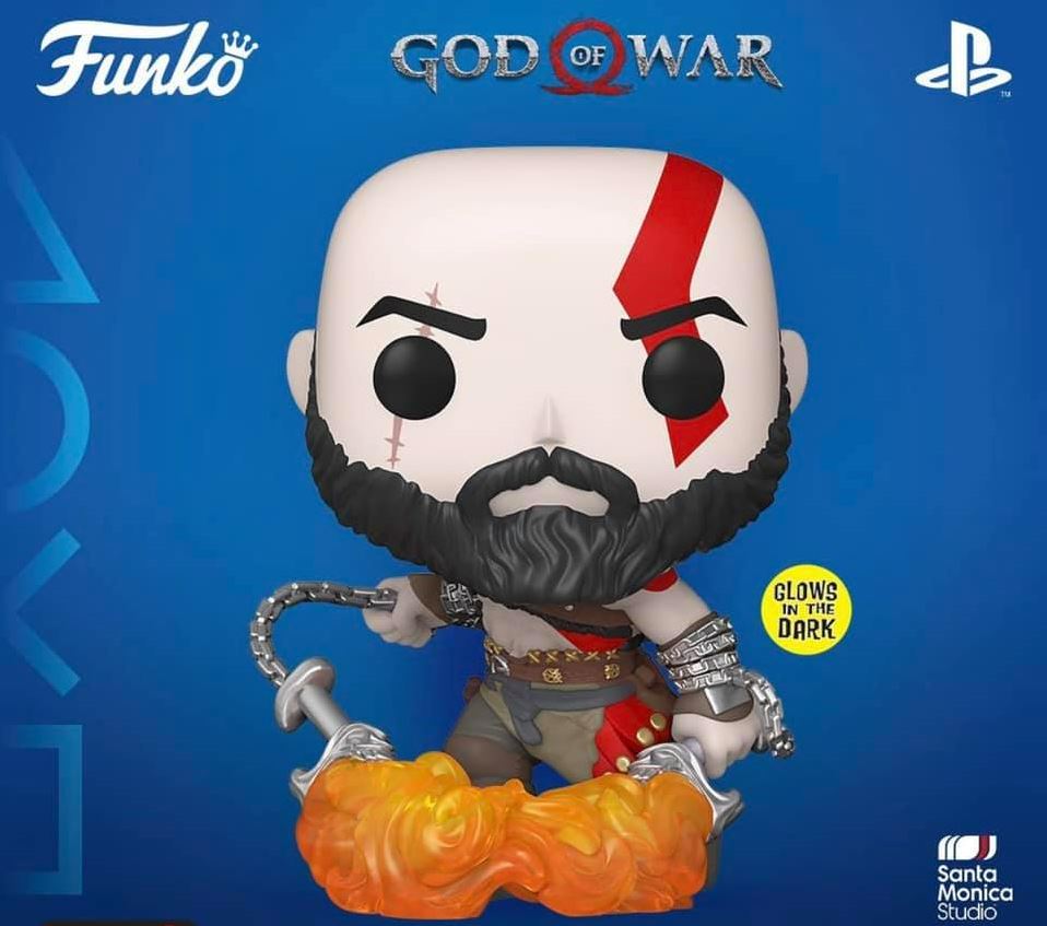 Funko Pop! Games God of War Kratos with Blades of Chaos Glow in the