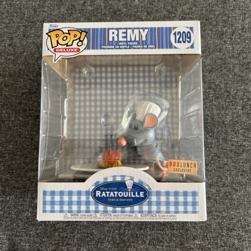 Funko Pop Deluxe Disney Pixar Ratatouille Remy With Ratatouille