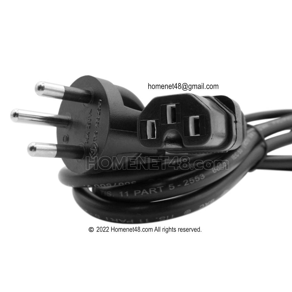 AC Power Cord (TIS to C15) 1 SQ.MM. (10A 250V)
