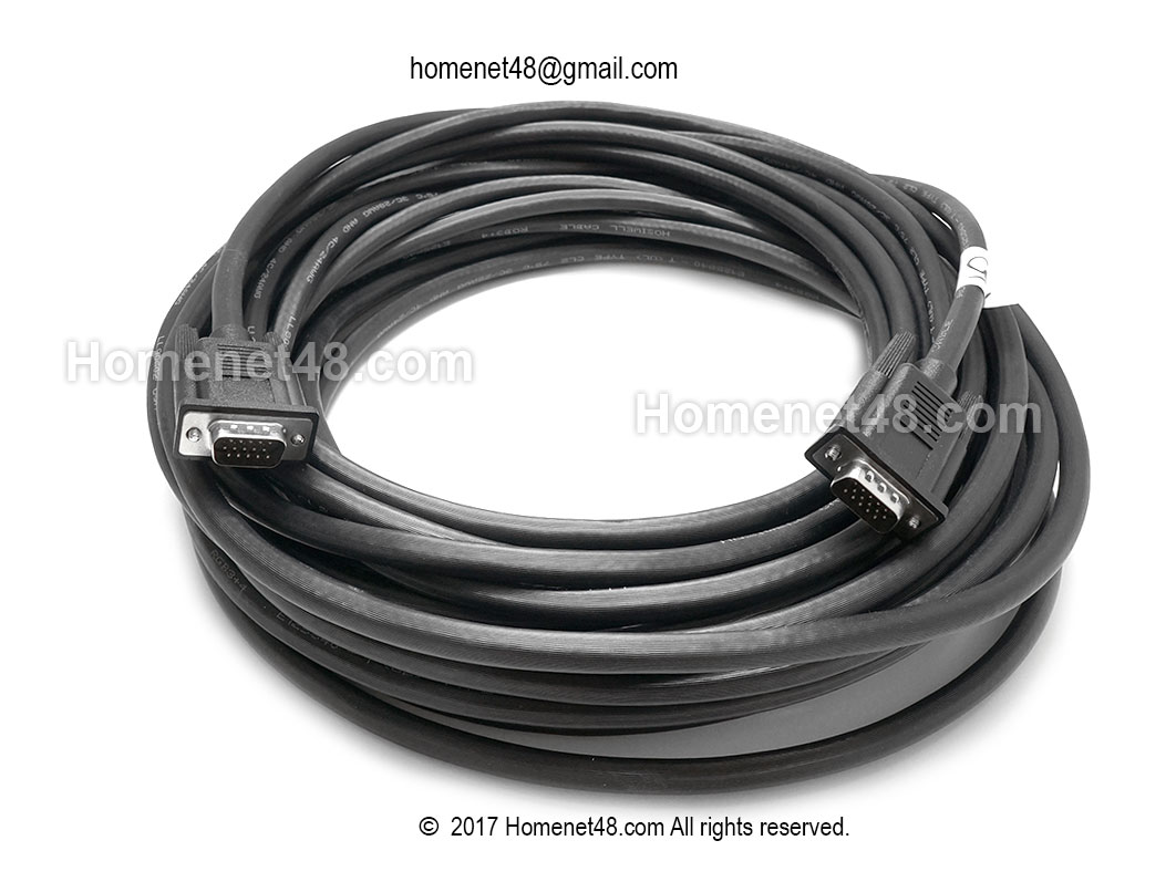 HOSIWELL VGA projector extension cable, (M-M), length 15 m.