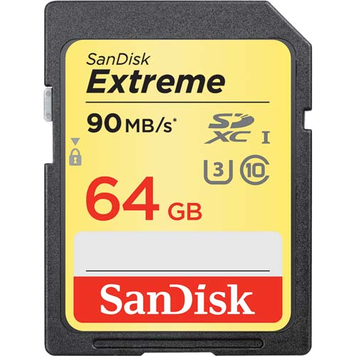 Sandisk Extreme SD Card 4K (SDXC 90M/S) 64GB (5Y Synnex) - Homenet48