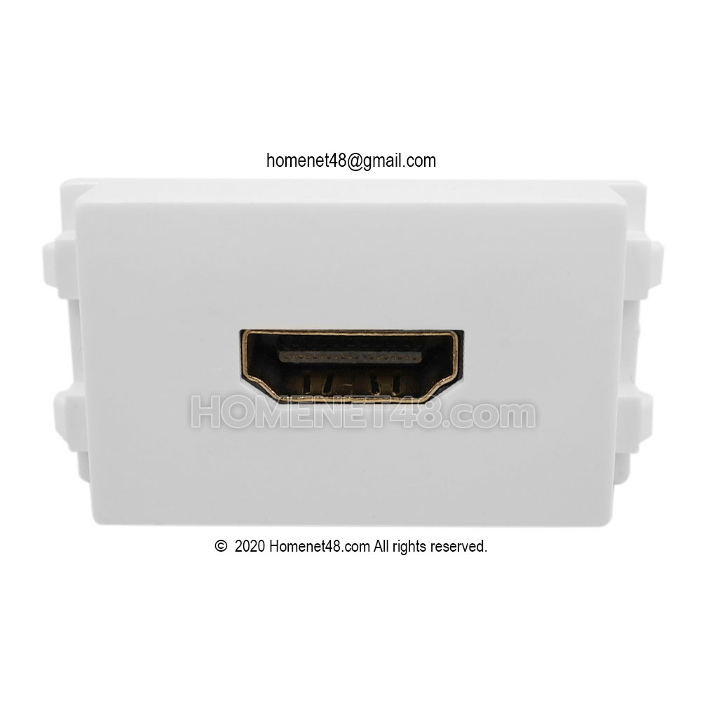 เต้ารับ HDMI 4K หัวตรง ใส่หน้ากาก Panasonic ได้