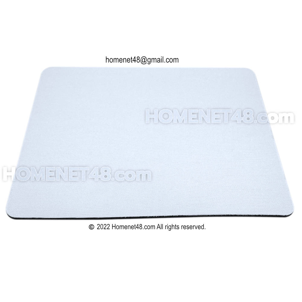 White Rectangle Fabric Mouse Pad for Sublimation (3mm.)