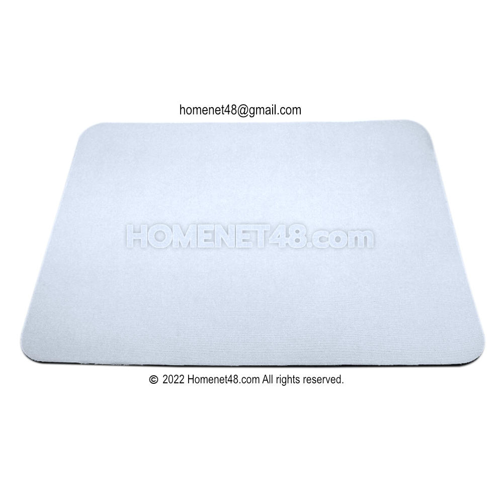 White Rectangle Fabric Mouse Pad for Sublimation (3mm.)