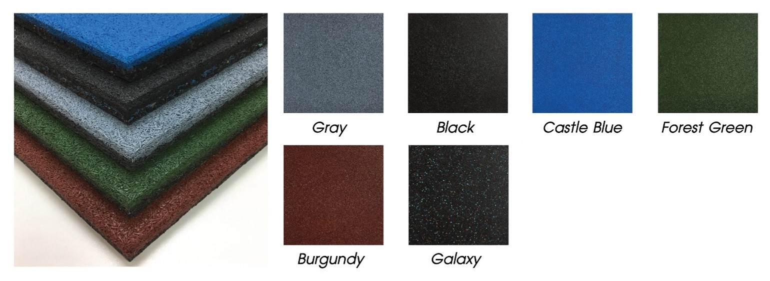 Rubber Safety Surface Tiles larmmin