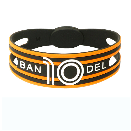 BANDEL bracelet ワールドフットボール　オランダ orangexblackxwhite