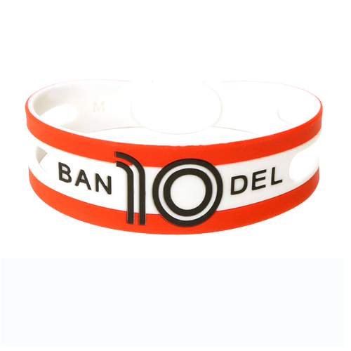 BANDEL bracelet ワールドフットボール　イングランドwhitexredxblack