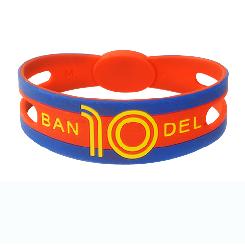 BANDEL bracelet ワールドフットボール　スペインbluexredxyellow