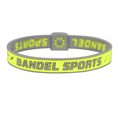 BANDEL SPORTS string bracelet YellowxGrey