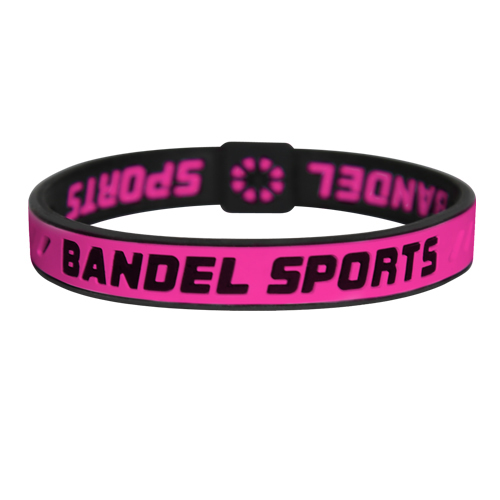 BANDEL SPORTS string bracelet PinkxBlack