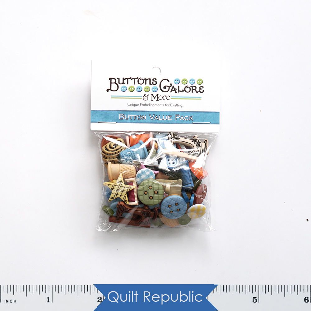 Buttons Galore Value Pack Sewing Notions quiltrepublic