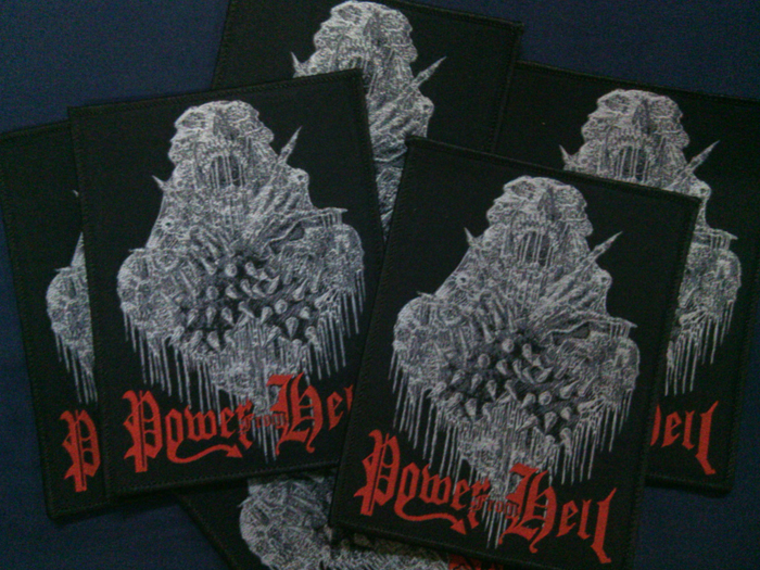 POWER FROM HELL'S/T' Woven Patch