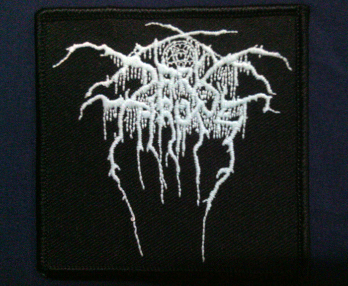 DARKTHRONE'Logo' Embroidered Patch.(Grow in the Dark.)