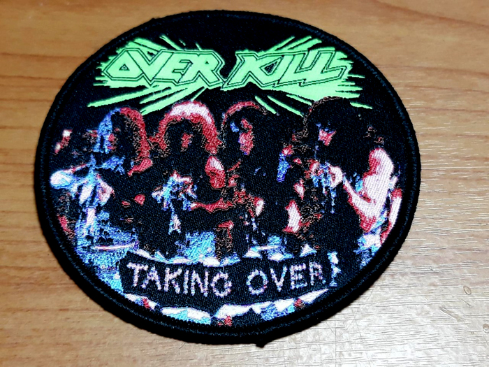 OVERKILL'Taking Over' Woven Patch.