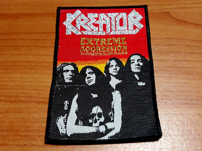 KREATOR'Extreme Aggression' Woven Patch.