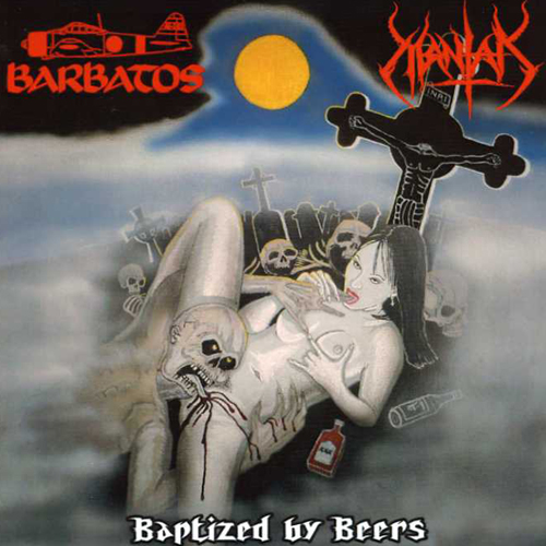 BARBATOS/MANTAK'Baptized by Beers' Split 7" EP.