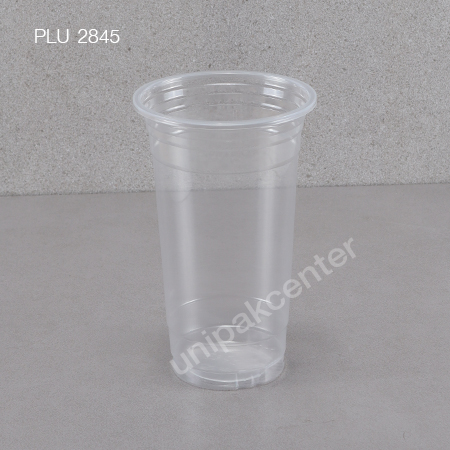 แก้วน้ำดื่ม PP ใสเรียบ 22 oz ปาก 95 mm