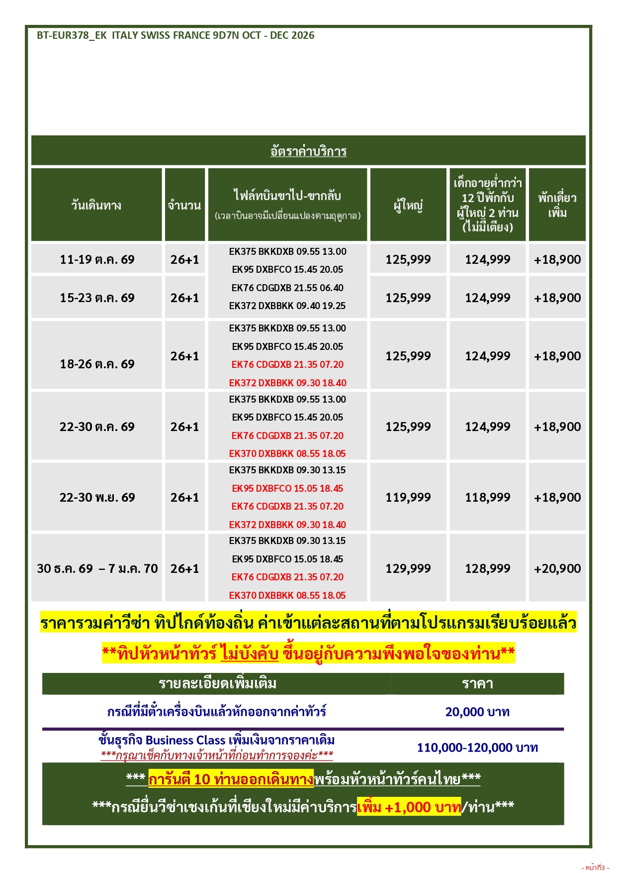 ทัวร์ยุโรปกลาง อารมณ์ดีทัวร์