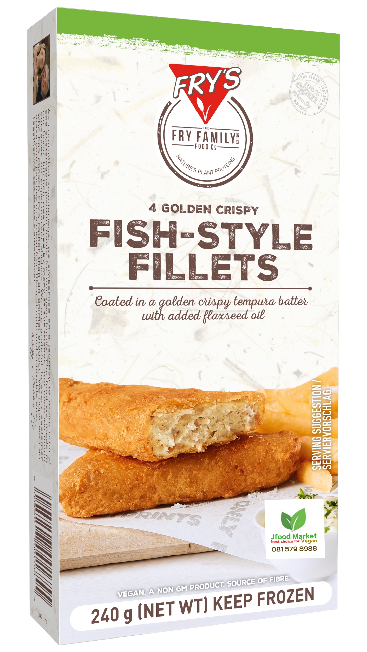 GOLDEN CRISPY FISH-STYLE FILLETS