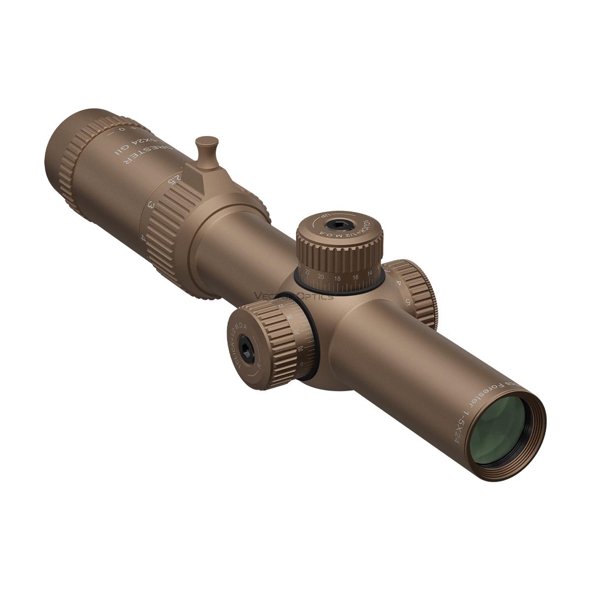 その他 Vector Optics Forester 1-5x24 GenII Vector Optics® Forester 1-5x24 Gen2 Rifle Scope 1/4 MOA w