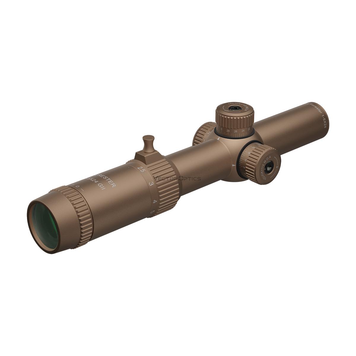 VECTOR OPTICS Forester 1-5x24SFP GenII FDE Riflescope