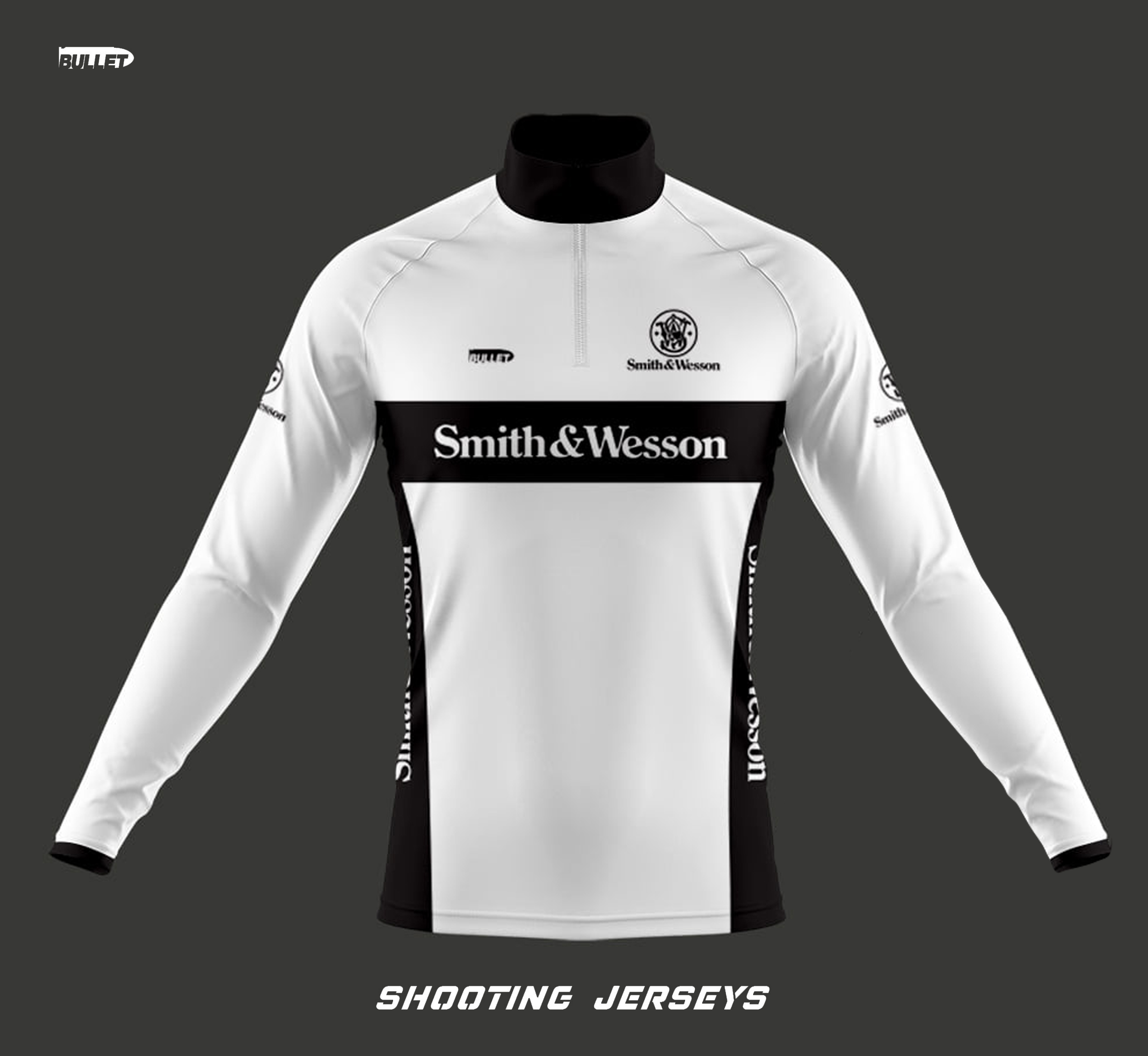 SMITH&WESSON LONG SLEEVE-[WHITE]