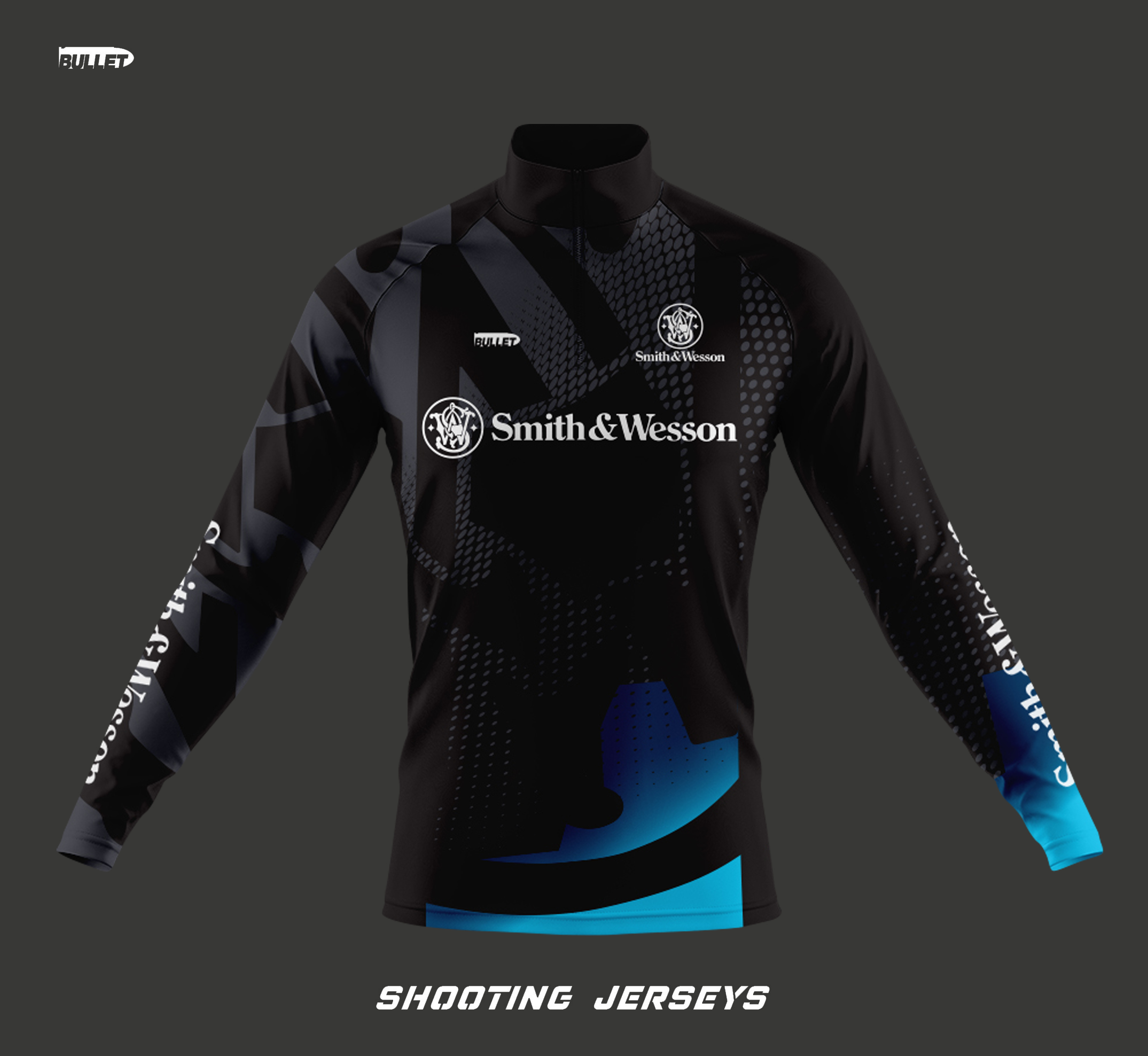 SMITH&WESSON LONG SLEEVE-[BLACK]