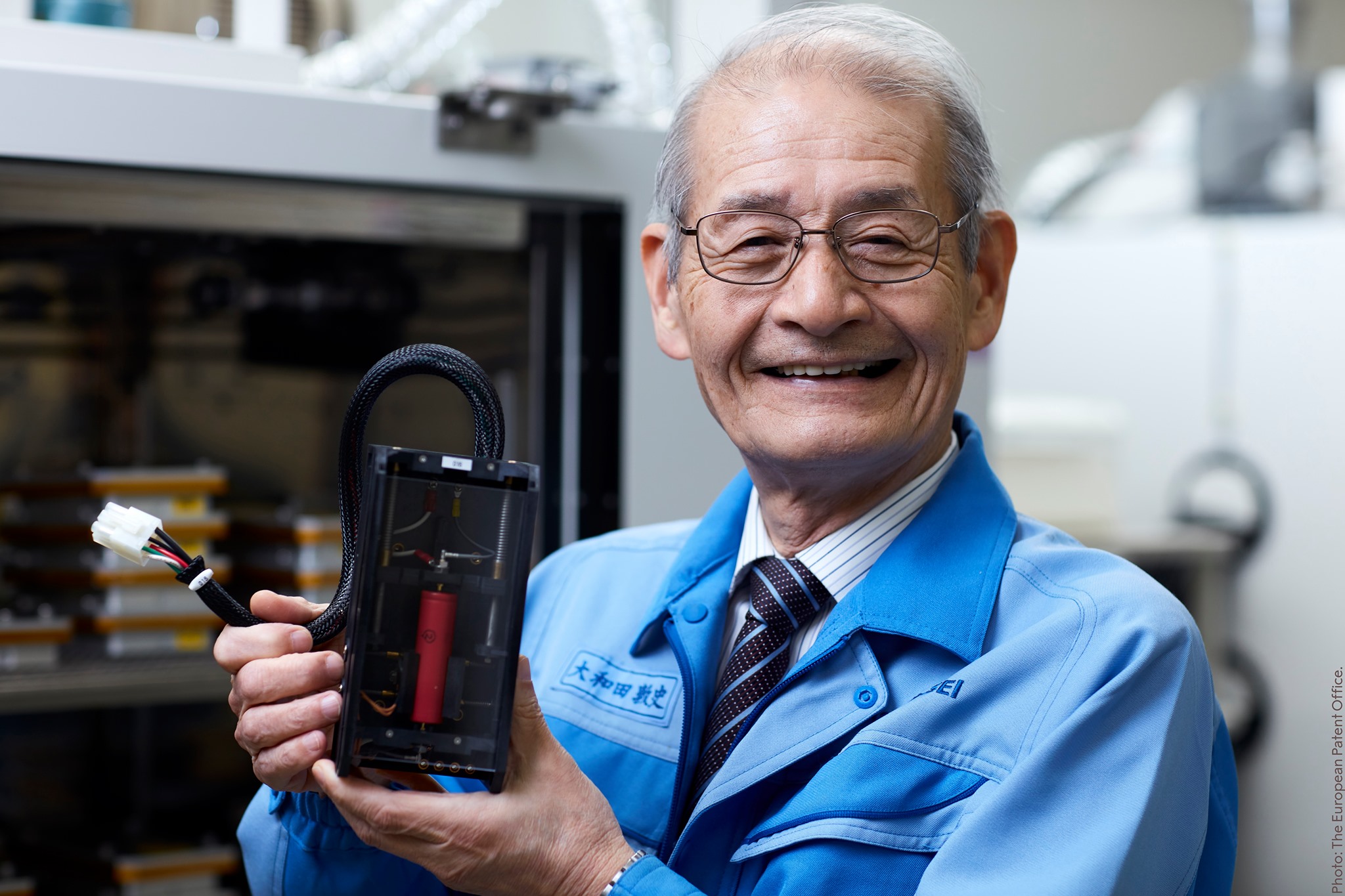 Akira Yoshino is the developer of the first commercially viable lithium-ion battery.
