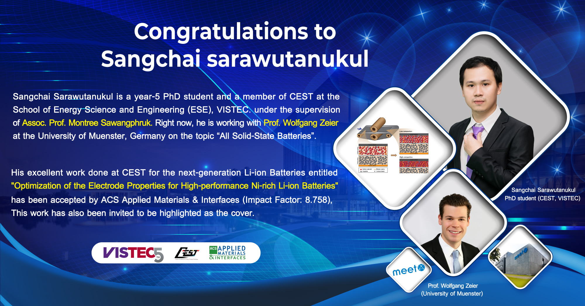 Congratulations Once Again to Sangchai Sarawutanukul