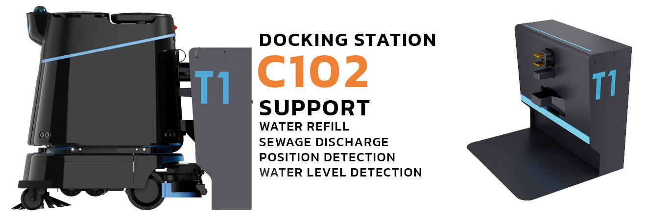 หุ่นยนต์ทำความสะอาด Wimsha Robot รุ่น T1