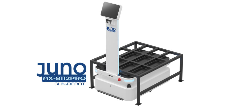 หุ่นยนต์ส่งของ Juno Robot รุ่น AX8112pro หุ่นยนต์ส่งของ