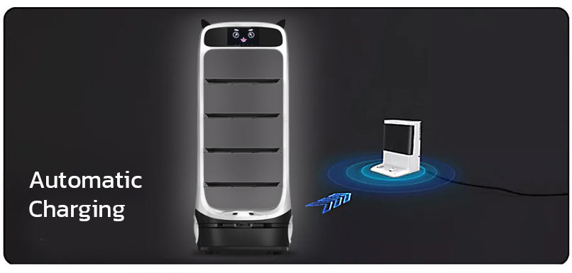 หุ่นยนต์เสิร์ฟอาหาร KEENON ROBOT (T6) หุ่นยนต์เสิร์ฟอาหาร